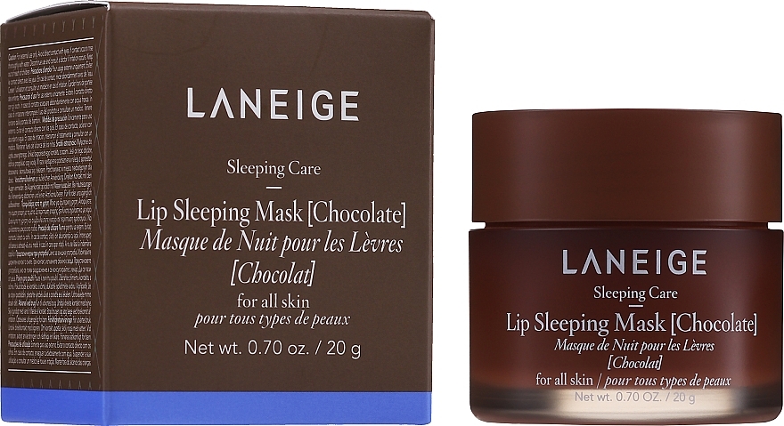Night Lip Mask "Chocolate" - Laneige Lip Sleeping Mask Chocolate — photo N2