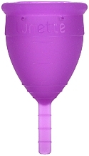 Menstrual Cup, model 1, lilac - Lunette Reusable Menstrual Cup Purple Model 1 — photo N10