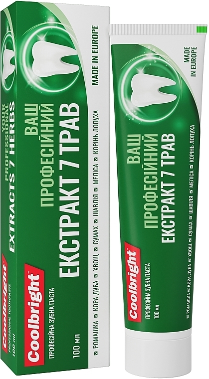 7 Herbs Extract Toothpaste - Coolbright — photo N1