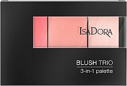 Blush Palette - Isadora Blush Trio 3-in-1 Palette — photo N2