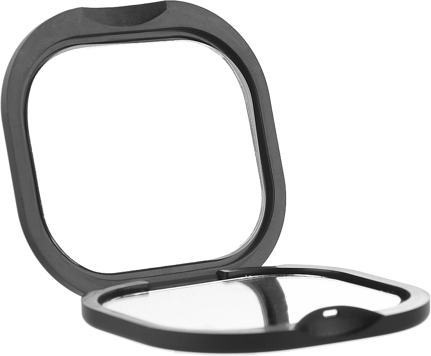 Folding Mirror, 6.9x6.9 cm, black - Oriflame — photo N2