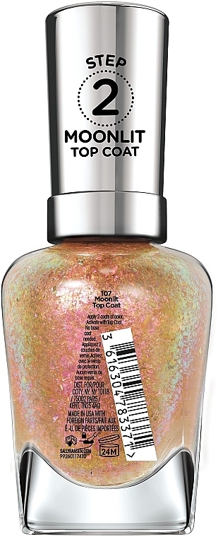 Shimmering Top Coat 'Moonlit' - Sally Hansen Miracle Gel Top Coat — photo N2