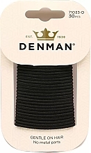 Fragrances, Perfumes, Cosmetics Hair Ties, 30 pcs, black, 2 mm - Denman