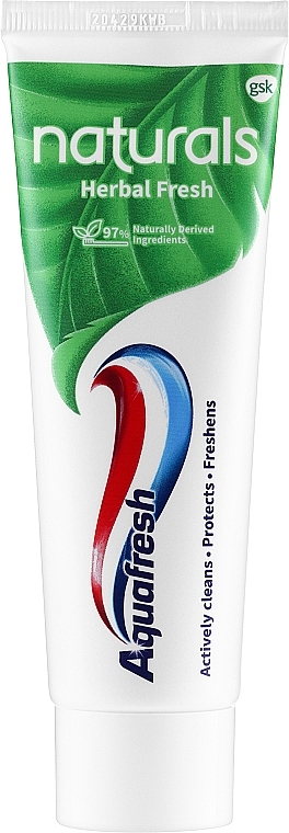 Herbal Freshness Toothpaste - Aquafresh Naturals Herbal Fresh — photo N1