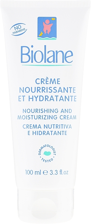 Nourishing and Moisturizing Baby Cream - Biolane Baby Nourishing and Moisturizing Cream — photo N1