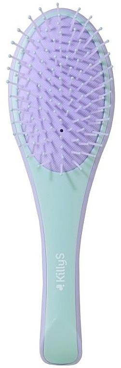 Hair Brush, 500380, turquoise - Killys Velvet Touch Hair Brush — photo N2