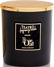 Scented Candle - Teatro Fragranze Uniche Rose Oud Candle — photo N2