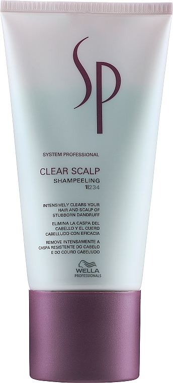 Anti-Dandruff Peeling Shampoo - Wella SP Clear Scalp Shampeeling  — photo N1