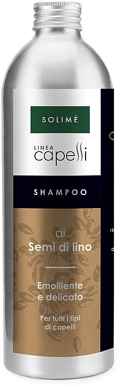 Hair Shampoo ‘Flax Seed’ - Solime Capelli Flax Seed Shampoo — photo N1