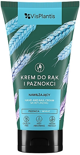 Moisturizing Wheat Hand & Nail Cream - Vis Plantis — photo N1