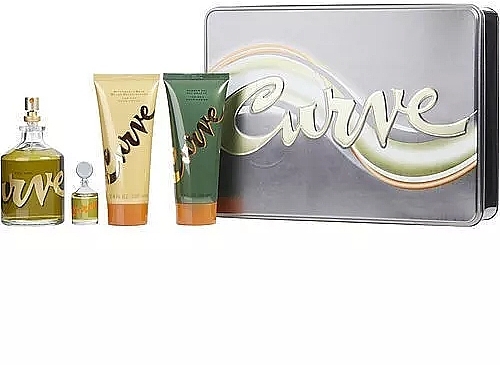 Liz Claiborne Curve Men - Set (edc/125ml+edc/mini/7,5ml+ash/100ml+sh/gel/100ml) — photo N1