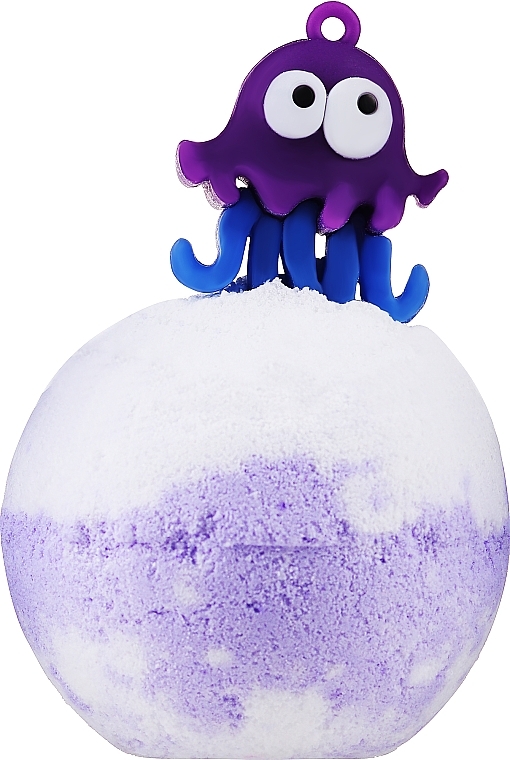 Bath Bomb with Toy, purple, octopus - Chlapu Chlap Bomb — photo N1