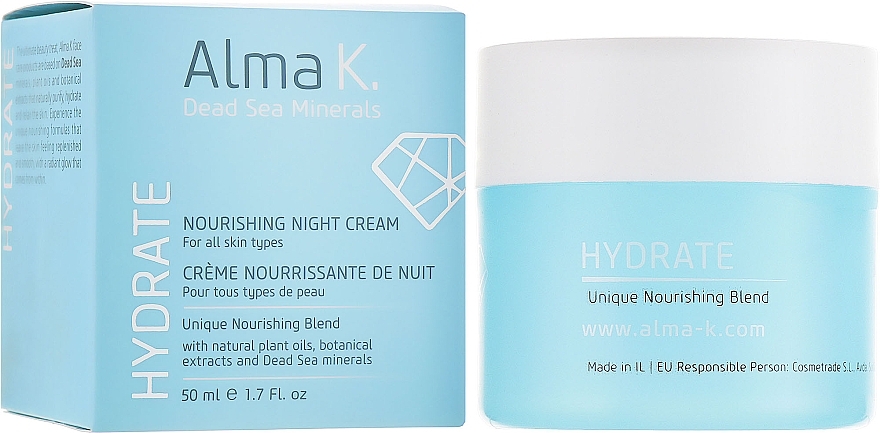 Night Cream for All Skin Types - Alma K Nourishing Night Cream — photo N2