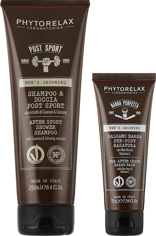 Set - Phytorelax Laboratories Perfect Beard (shampoo/250ml + bear/balm/75ml) — photo N10