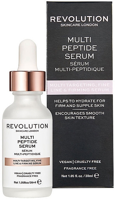 Anti-Wrinkle Firming Serum - Makeup Revolution Multi Peptide Serum — photo N1