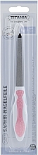 Sapphire Nail File, 17 cm, light pink - Titania Softtouch — photo N1