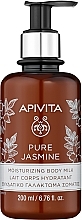 Fragrances, Perfumes, Cosmetics Moisturizing Body Milk "Natural Jasmine" - Apivita Pure Jasmine Moisturizing Body Milk
