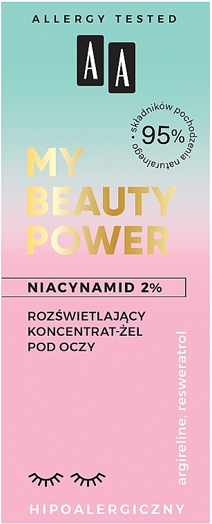 Eye Gel-Concentrate - AA My Beauty Power Niacynamid 2% — photo N6