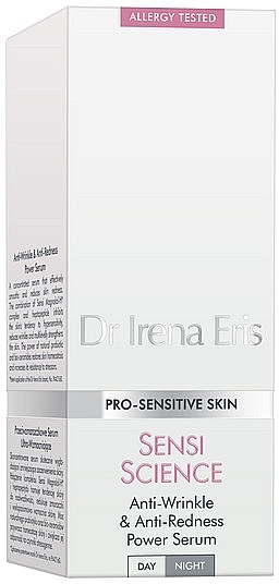 Anti-Wrinkle & Redness Energizing Serum - Dr Irena Eris Sensi Science Anti-Wrinkle & Anti-Redness Power Serum — photo N2