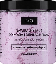 Fragrances, Perfumes, Cosmetics Magnolia & Pink Pepper Depilation Mousse - LaQ Silky-Smooth Body Mousse