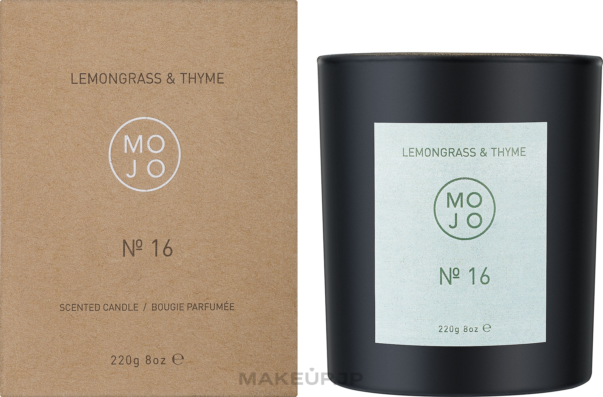 Mojo Lemongrass & Thyme №16 - Scented Candle — photo 220 g