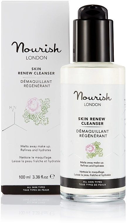 Face Cleansing Cream - Nourish London Skin Renew Cleanser — photo N5