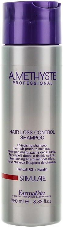 Hair Growth Stimulating Shampoo - Farmavita Amethyste Stimulate Hair Loss Control Shampoo — photo N1