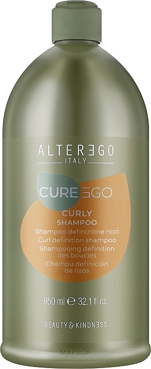 Curly & Wavy Hair Shampoo - Alter Ego Italy Cureego Curly Shampoo — photo N3