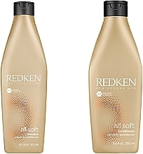 Fragrances, Perfumes, Cosmetics Set - Redken All Soft (shm/300ml + cond/250ml)