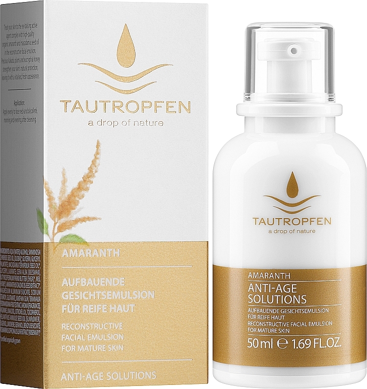 Repairing Face Emulsion - Tautropfen Amarant Anti-Age Solutions — photo N2