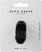 Claw Clip, black, small - Acca Kappa Hair Clips — photo N1