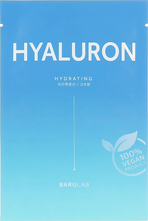 Facial Sheet Mask - Barulab The Clean Vegan Hyaluron Hydrating Mask — photo N1