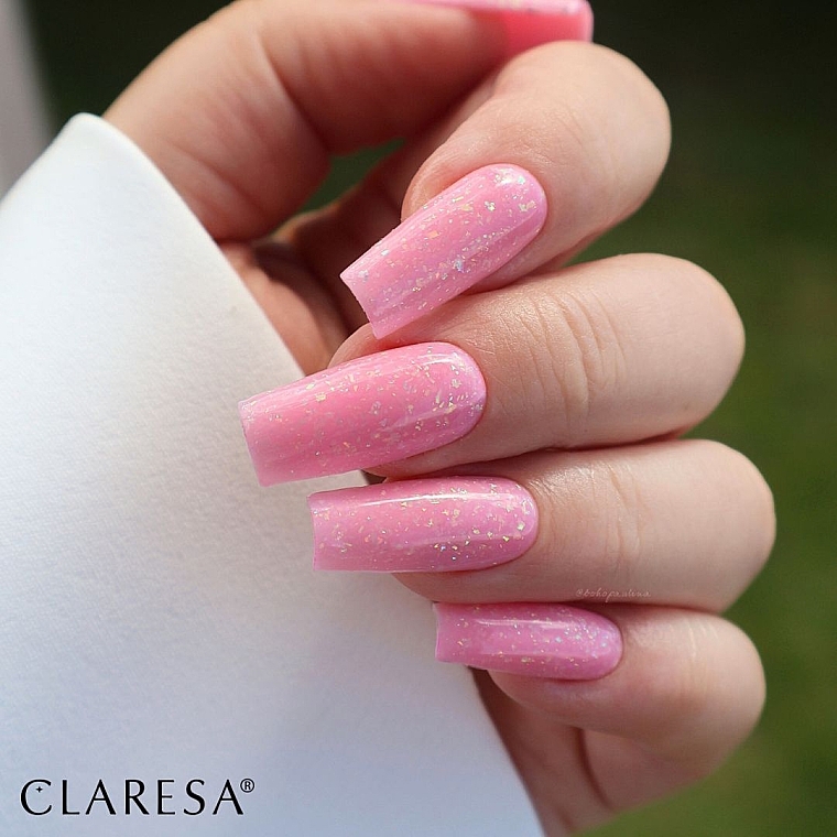 ネイル ビルダージェル - Claresa Soft & Easy Builder Gel UV/LED Glimmer Pink — photo N3