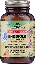 Herbal Supplement 'Rhodiola Root Extract' - Solgar Rhodiola Root Extract Herbal Supplement — photo N2