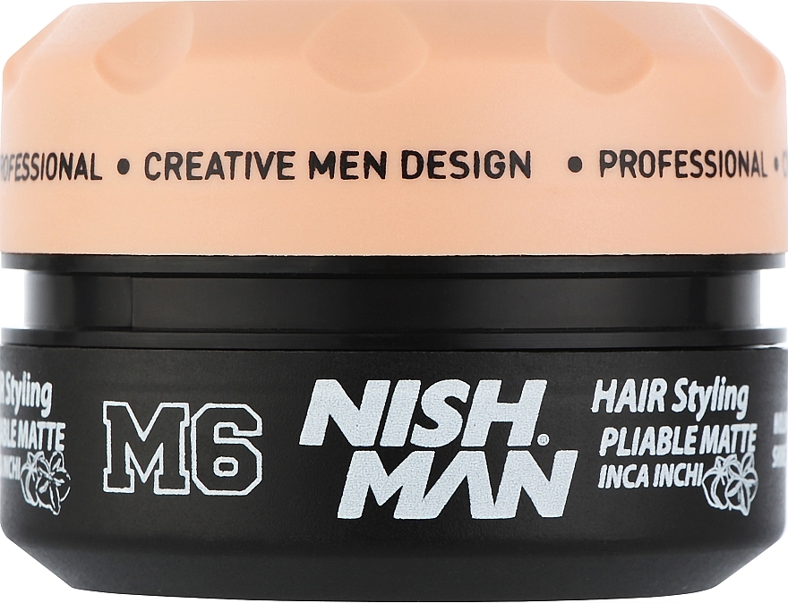 Hair Styling Matte Wax - Nishman Hair Styling Pliable Matte Inca Inchi M6 — photo N3