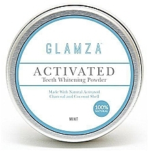 Fragrances, Perfumes, Cosmetics Tooth Whitening Charcoal Powder with Mint Flavor - Glamza Activated Teeth Whitening Powder