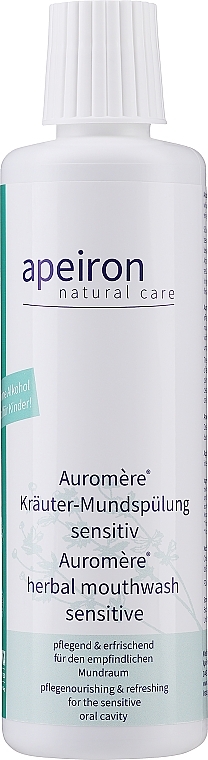 Mouthwash - Apeiron Auromere Sensetive Mouthwash — photo N1