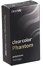 Colored Contact Lenses, angel blue, 2 pieces - Clearlab ClearColor Phantom Angelic Blue — photo N1