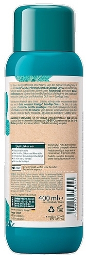 Bath Foam 'Goodbye Stress' - Kneipp Goodbye Stress Rosemary & Water Mint Bubble Bath — photo N2