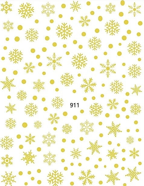 Nail Stickers 911Gold - Deni Carte — photo N1