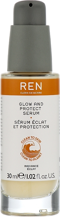 Face Serum - Ren Clean Skincare Radiance Glow And Protect Serum — photo N1