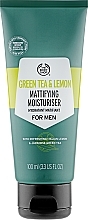 Fragrances, Perfumes, Cosmetics Men Mattifying Moisturizing Cream - The Body Shop Green Tea and Lemon Mattifying Moisturiser For Men