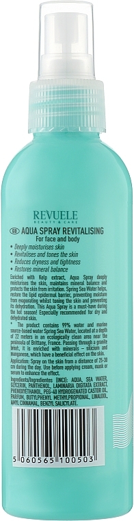 Revitalizing Face & Body Spray - Revuele Face&Body Revitalizing Aqua Spray — photo N4