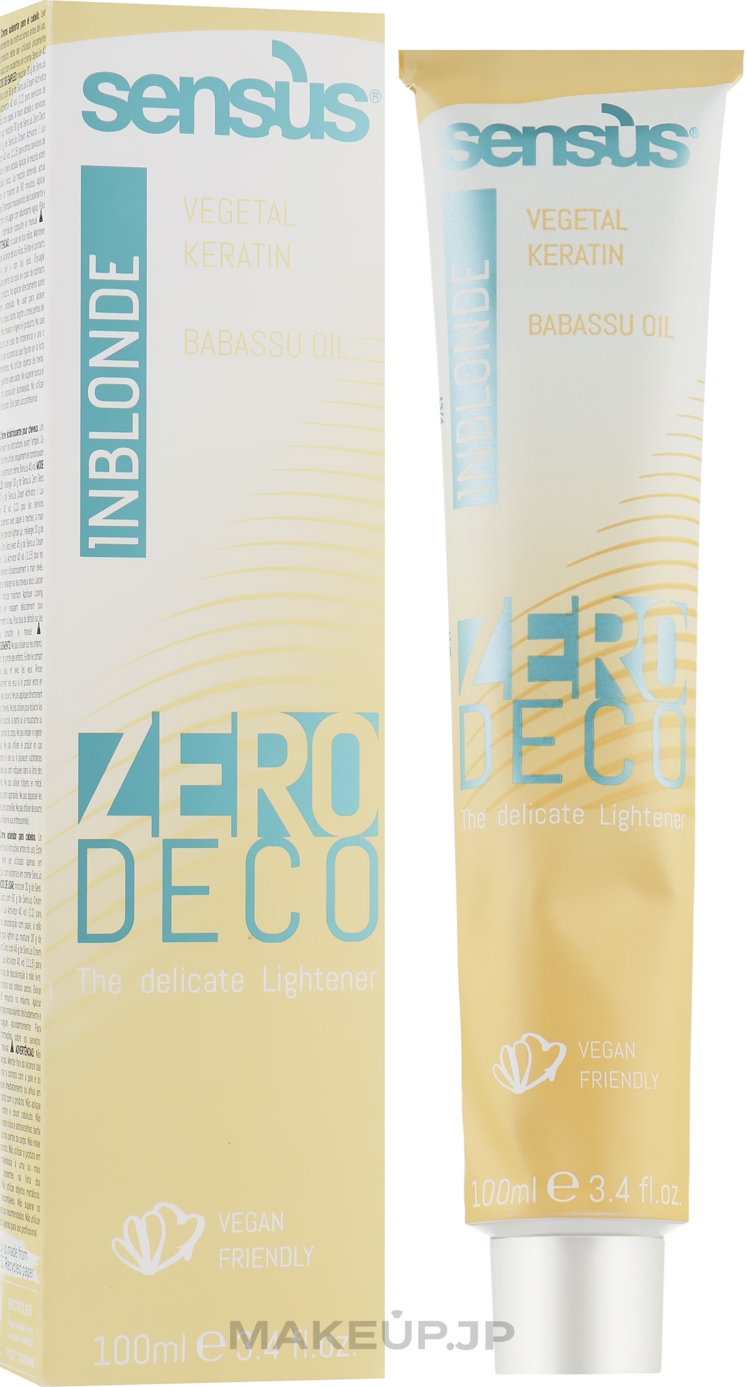 Delicate Hair Lightening Cream - Sensus Inblonde Zero Deco Delicate Lightening Cream — photo 100 ml