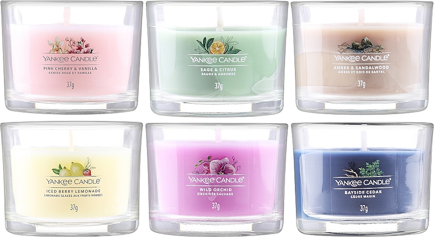 Set - Yankee Candle Mini Set (candle/6x37g) — photo N2