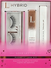 Fragrances, Perfumes, Cosmetics Lola's Lashes Love Letter Hybrid Magnetic Lash & Liner Kit (eyeliner/3ml + remover/2,5ml + eyelashes/2pcs) - Set