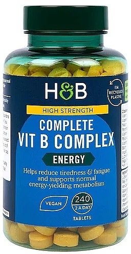 Vitamin B Complex Dietary Supplement - Holland & Barrett High Strength Complete Vit B Complex — photo N4