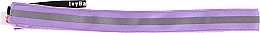 Hair Band, silver-lilac - IvyBands Neon Lilac Reflective Hair Band — photo N2