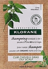 Fragrances, Perfumes, Cosmetics Shampoo-Mask - Klorane 2-in-1 Mask Shampoo Powder with Nettle and Clay