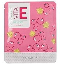 Fragrances, Perfumes, Cosmetics Face Mask - The Face Shop Hydro Vita E Gel Mask Sheet